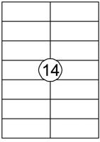 Etiket quantore 105x42.4mm 1400st | 10 stuks - thumbnail