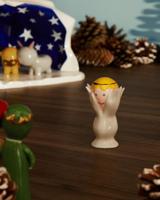 Alessi Happy Eternity Baby Angelo Miracolo kerstengel porselein 9 cm - thumbnail