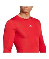 adidas Techfit Ondershirt Lange Mouwen Rood Wit - thumbnail