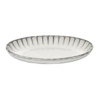 SERAX - Inku - Serveerschaal ovaal diep 22cm Wit - thumbnail