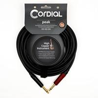 Cordial 11214 Jackplug Instrumenten Aansluitkabel [1x Jackplug male 6,3 mm (mono) - 1x Jackplug male 6,3 mm (mono)] 3 m Zwart - thumbnail