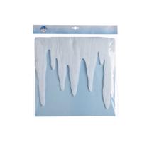 Pegelrand polyester l200 cm wit kerstslinger Decoris - Decoris - thumbnail