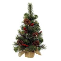 Kerstboom Everlands PVC Besneeuwd Spar 30 x 45 cm Mini - thumbnail