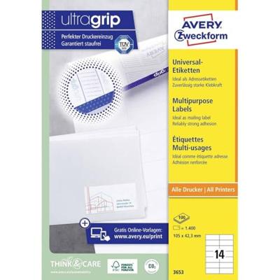 Avery-Zweckform 6136 Universele etiketten 1 stuk(s) Avery-Zweckform 6136 Universele etiketten 1 stuk(s)