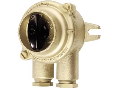 Wiska 1133/2/P/10A-2xZ14 HSA-schakelaar, Draaischakelaar Maritiem 10 A 250 V/AC Messing 1 stuk(s)