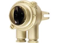 Wiska 1133/2/P/10A-2xZ14 HSA-schakelaar, Draaischakelaar Maritiem 10 A 250 V/AC Messing 1 stuk(s) - thumbnail