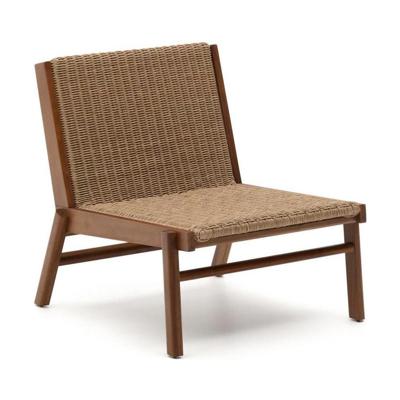 Kave Home Outdoor Fauteuil 'Itani' Acaciahout en rattan