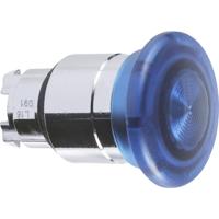 Schneider Electric ZB4BW463 ZB4BW463 Terugstelbaar (Ø) 22 mm Zonder markering Chroom, Blauw 1 stuk(s) - thumbnail