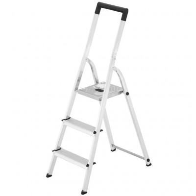 Hailo Trapladder L40 3 Treden Aluminium 125 Cm Hailo Trapladder L40 3 Treden Aluminium 125 Cm