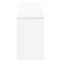 Wandgemonteerde kapstok Wit 100 x 16 x 26 cm Bewerkt hout - thumbnail