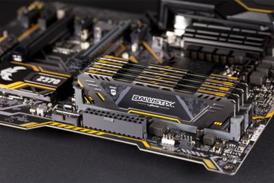 Sport AT BLS4C16G4D26BFST - Geheugen - DDR4 - 64 GB: 4x 16 GB - 288-PIN - 2666 MHz - CL16 Sport AT BLS4C16G4D26BFST - Geheugen - DDR4 - 64 GB: 4x 16 GB - 288-PIN - 2666 MHz - CL16