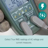 Extech Extech EX820A Stroomtang Digitaal IR-thermometer CAT IV 600 V Weergave (counts): 6000 - thumbnail