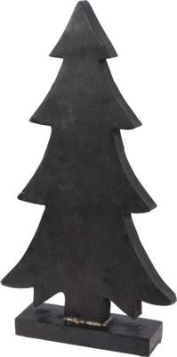 Kerstboom van hout 42 cm zwart Kerstboom van hout 42 cm zwart