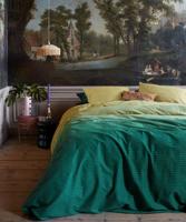 At Home At Home dekbedovertrek Straight oker - thumbnail