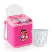 Mini multifunctionele Kids wasmachine speelgoed schoonheid spons borstels wasmachine (roze) - thumbnail