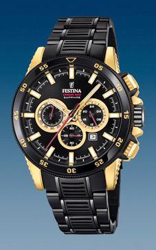 Horlogeband Festina F20354-A Staal Zwart 24mm Horlogeband Festina F20354-A Staal Zwart 24mm