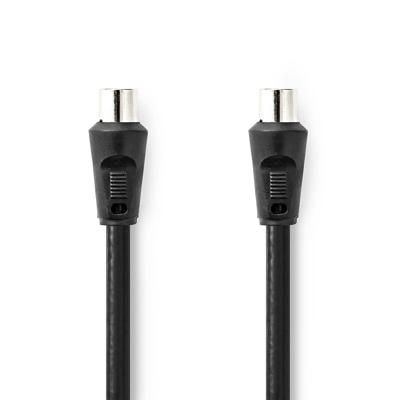 Coaxkabel 90 dB | IEC (Coax) Male - IEC (Coax) Female | 5,0 m | Zwart