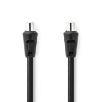 Coaxkabel 90 dB | IEC (Coax) Male - IEC (Coax) Female | 5,0 m | Zwart - thumbnail