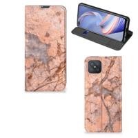 OPPO Reno4 Z 5G | Standcase | Marmer Oranje - thumbnail