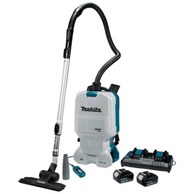 Makita DVC660PT2 Accu Rugstofzuiger voor Schoonmaak 2x18V 5.0Ah