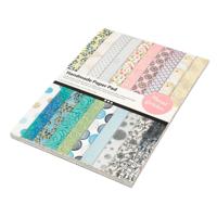 Creativ Company Papierblok bloemen met handgemaakt papier, 20 vellen - thumbnail