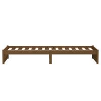 Bedframe massief hout honingbruin 75x190 cm 2FT6 Small Single - thumbnail