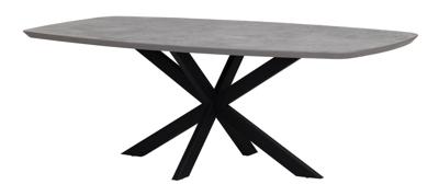 DTP Home Deens Ovale Eettafel 'Vito' Mortex, 225 x 105cm