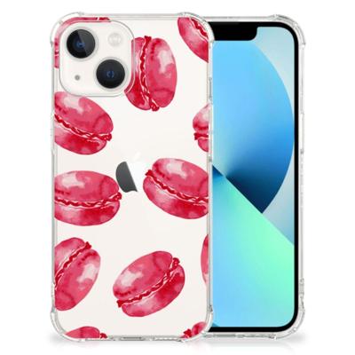 iPhone 13 Beschermhoes Pink Macarons iPhone 13 Beschermhoes Pink Macarons