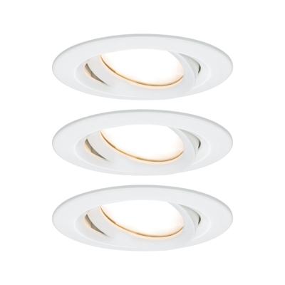 Paulmann Inbouwlamp voor badkamer Set van 3 stuks 18 W Wit (mat) Paulmann Inbouwlamp voor badkamer Set van 3 stuks 18 W Wit (mat)