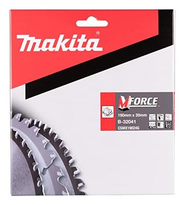 Makita Cirkelzaagblad voor Hout | Mforce | Ø 190mm Asgat 30mm 24T - B-32041 - thumbnail