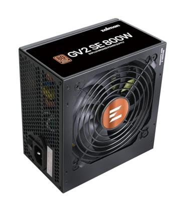 Zalman GV2SE power supply unit 800 W 20+4 pin ATX ATX Zwart Zalman GV2SE power supply unit 800 W 20+4 pin ATX ATX Zwart