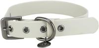 TRIXIE CITYSTYLE HALSBAND HOND PVC LICHTGRIJS 30-37X2 CM - thumbnail