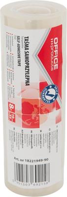OFFICE products plakband, 19 mm x 33 m, transparant, pak van 8 stuks