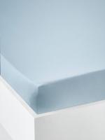 Effen hoeslaken kind Oeko-Tex® lichtblauw - thumbnail