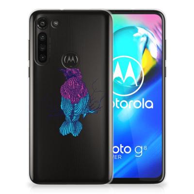 Motorola Moto G8 Power Telefoonhoesje met Naam Merel Motorola Moto G8 Power Telefoonhoesje met Naam Merel