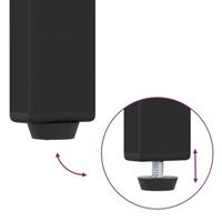 Wastafelkast 60x33x60 cm bewerkt hout artisanaal eikenkleurig - thumbnail