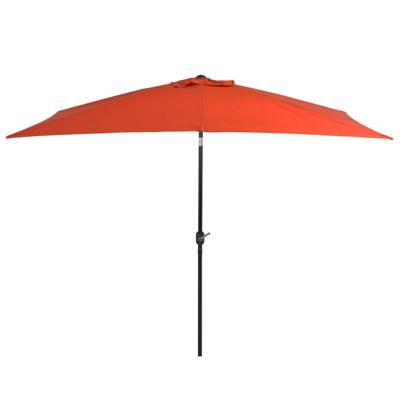 VidaXL Parasol met metalen paal 300x200 cm terracotta