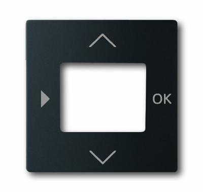 Busch-Jaeger Afdekking Jaloezie-schakelaar, Jaloezie-schakelaar/-knop Future lineair Diepzwart (RAL 9005), Zwart 2CKA006430A0389