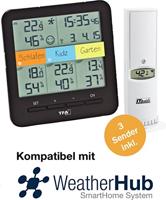 TFA Dostmann Weatherhub SmartHome System Klima@Home 30.3060 IT Draadloze thermo- en hygrometer Zwart - thumbnail