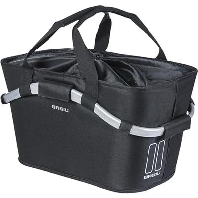 Basil Mand achterop mik classic carry all zwart Basil Mand achterop mik classic carry all zwart