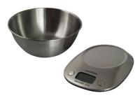 Esperanza LYCHEE Metallic Aanrecht Ovaal Elektronische keukenweegschaal - thumbnail