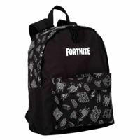 Schoolrugzak Fortnite Dark black Zwart 41 x 31 x 13,5 cm Reflecterend - thumbnail