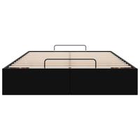 Bedframe zonder matras 120x190 cm kunstleer zwart - thumbnail