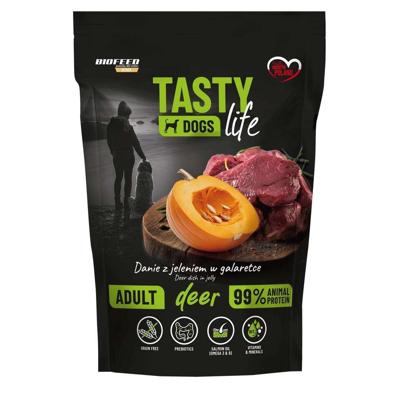 BIOFEED Tasty Dogs Life Deer - natvoer voor honden - 150g