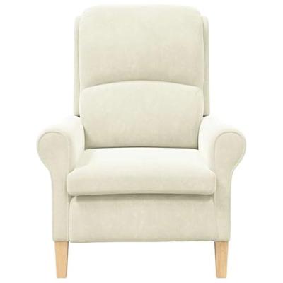 Fauteuil Crème 76 x 94 x 102 cm Fluweel