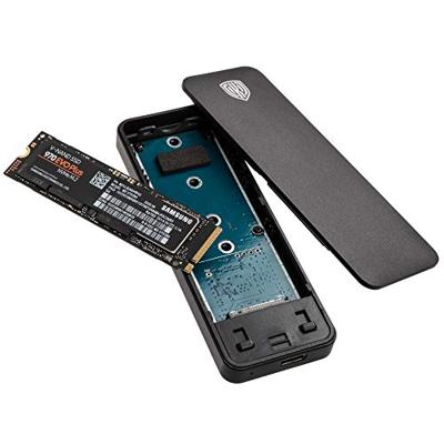 Kolink KO-M2UC31 M.2 SSD-behuizing USB-C 3.1 Gen 2 10 GBit/s M.2 PCIe NVMe 2230, 2242, 2260, 2280 KO-M2UC31