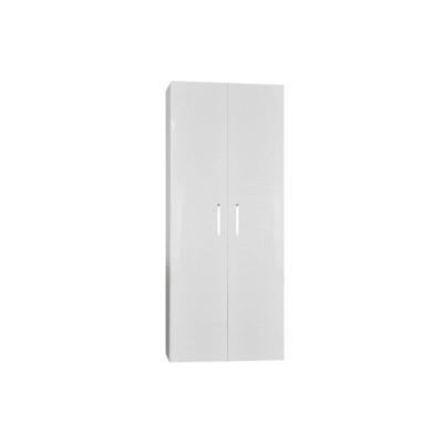 Kolomkast Sanicare Q6/Q14/Q16 2-Deurs Soft-Closing Chromen Greep 160x67x32 cm Antraciet