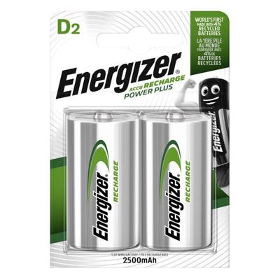 Batterij oplaadbaar energizer d 2st | 6 stuks