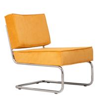Zuiver Ridge Rib fauteuil yellow - thumbnail