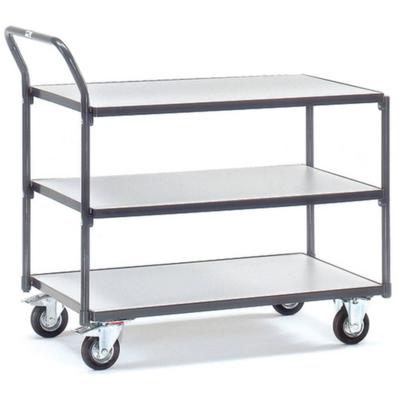 Fetra Hauptartikel 1850 Tafelwagen ESD Staal Laadvermogen (max.): 250 kg Leigrijs (RAL 7015) Fetra Hauptartikel 1850 Tafelwagen ESD Staal Laadvermogen (max.): 250 kg Leigrijs (RAL 7015)